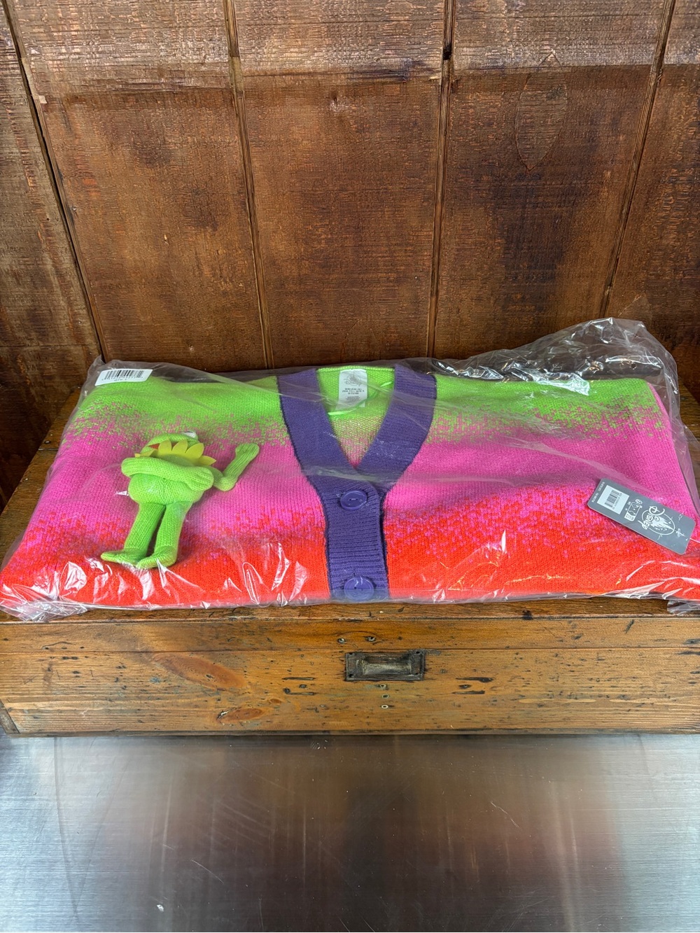 Disney D23 The Muppet Show 50th Anniversary Plush Cardigan Sweater NWT 
Size L - Picture 3 of 7